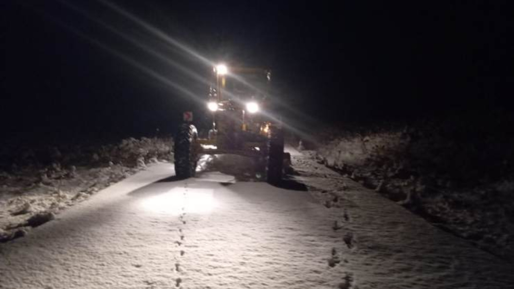 Büyükşehir’nden Siverek Kırsalında Karla Mücadele