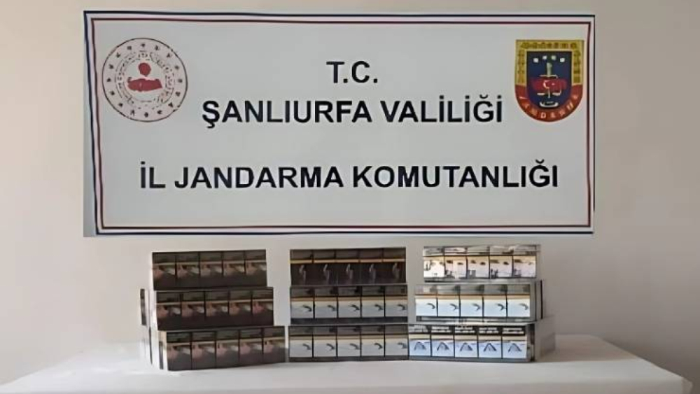 Ceylanpınar’da Jandarmadan Kaçak Sigara Operasyonu