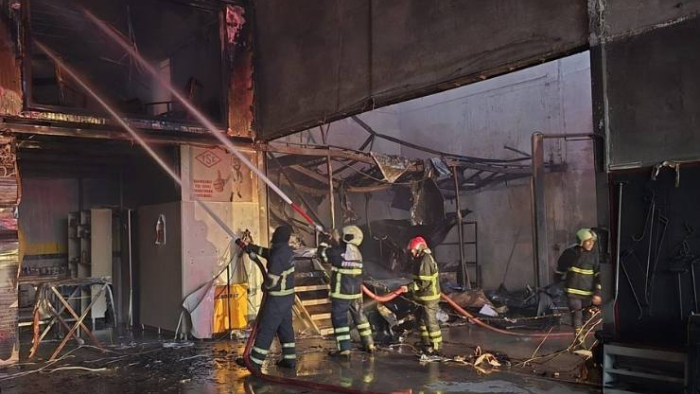 Eyyübiye’de Yürekleri Ağza Getiren Yangın