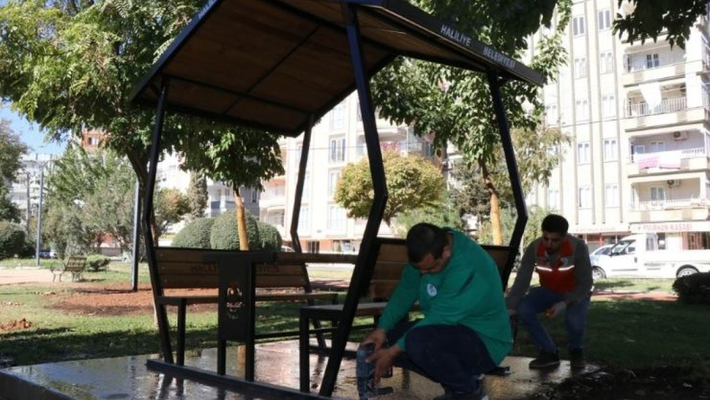 Haliliye’de Parklar Yenileniyor
