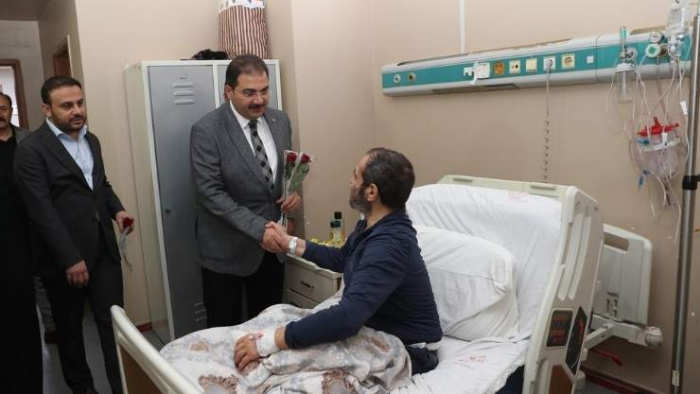 Başkan Canpolat’tan Hastalara Moral