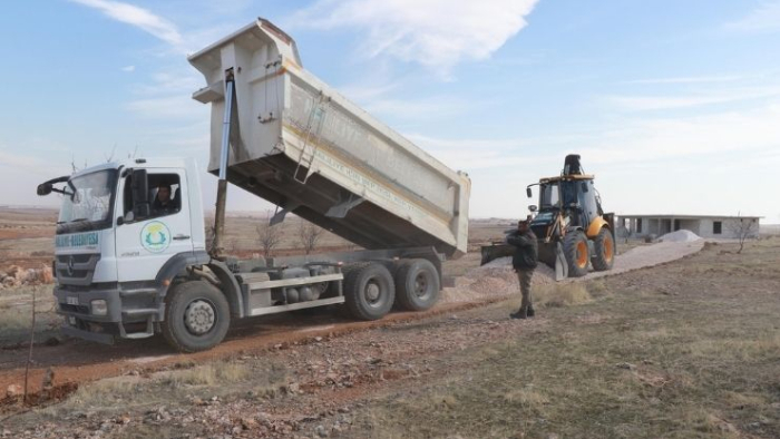 Haliliye’de Yol Çalışmaları Devam Ediyor