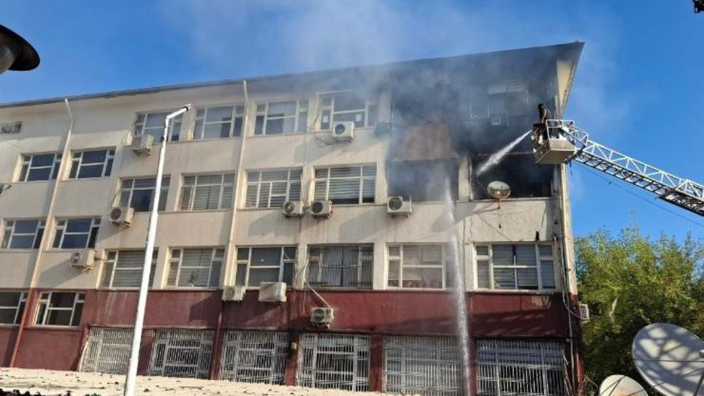 Hilvan Hükümet Konağı’nda Yangın