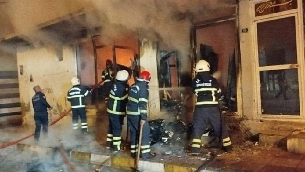 Eyyübiye’de Şüpheli İş Yeri Yangını