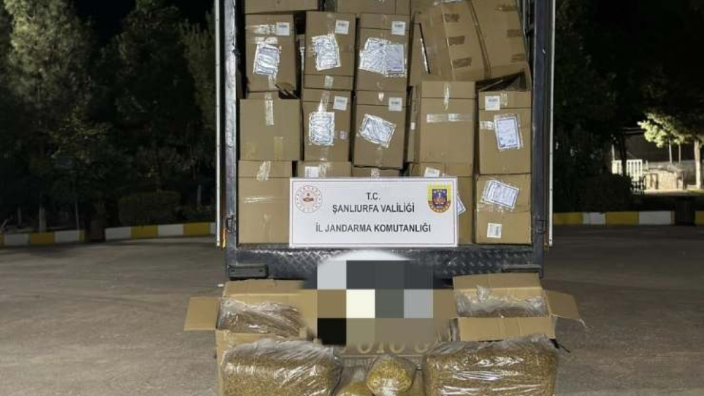 Şanlıurfa’da Kaçak Tütün ve Alkol Operasyonu