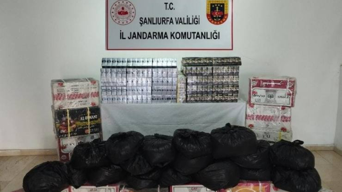 Eyyübiye’de Kaçak Sigara ve Çay Operasyonu