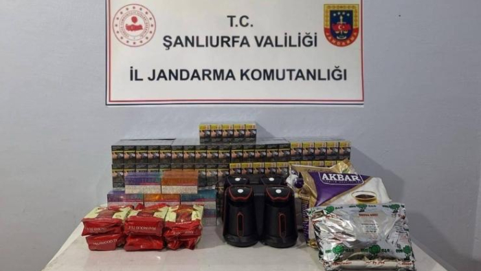 Viranşehir’de Kaçak Sigara ve Çay Operasyonu