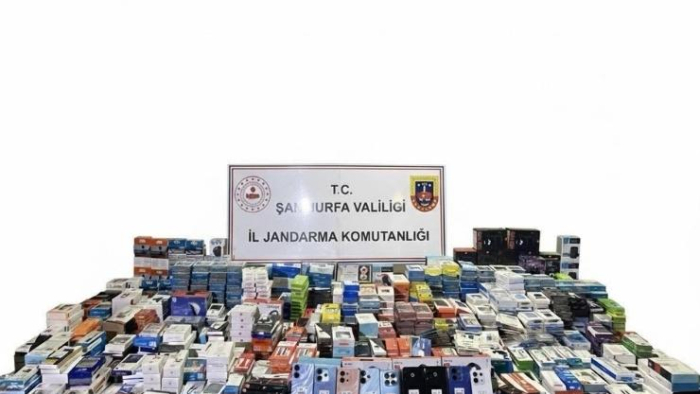 Birecik’te Kaçak Elektronik Operasyonu