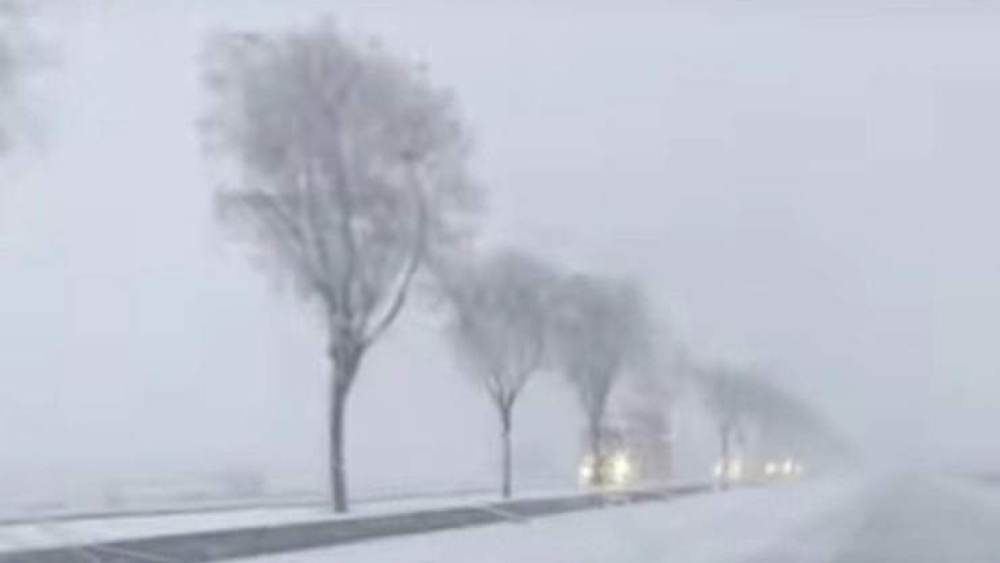 Şanlıurfa GAP Havaalanı’nda Kar Yağışı Başladı