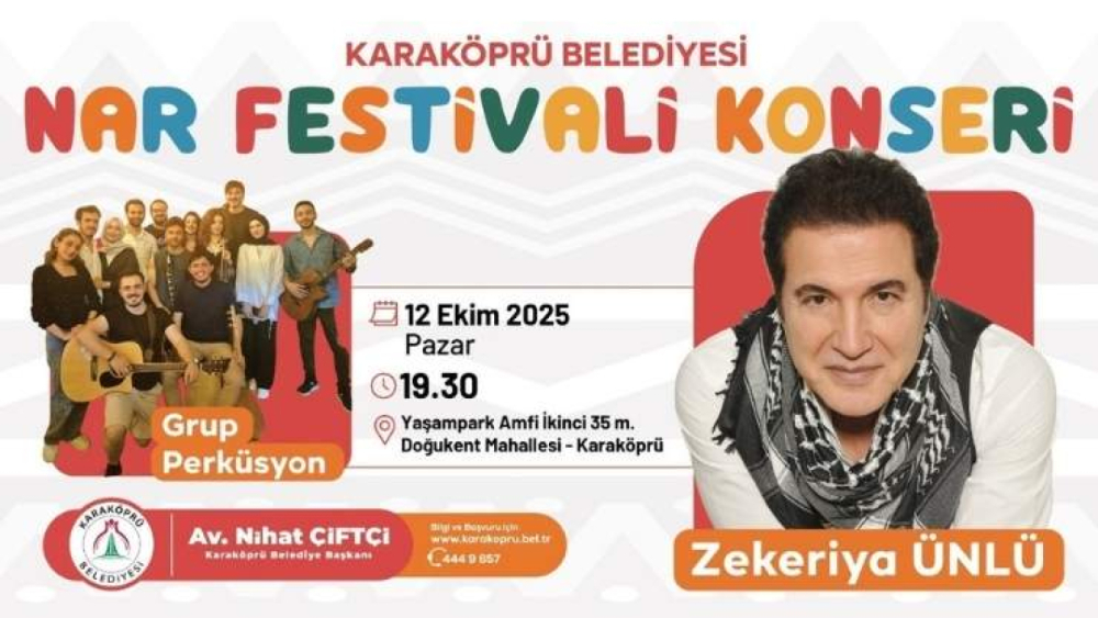 Karaköprü Nar Festivali Başlıyor