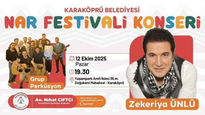 Karaköprü Nar Festivali Başlıyor
