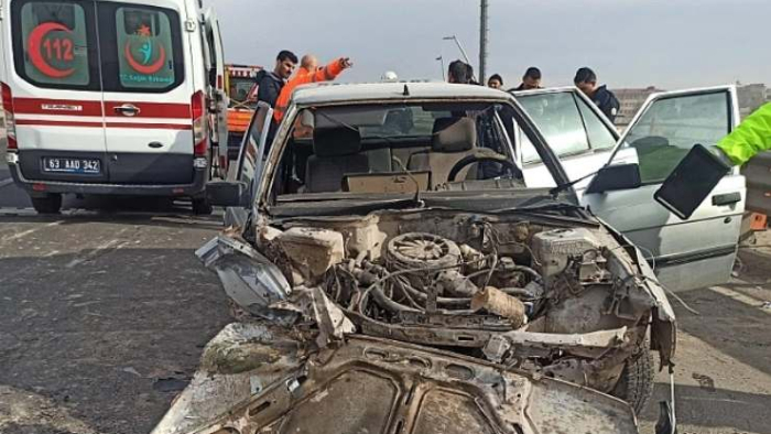 Eyyübiye’de Trafik Kazası: 2 Yaralı