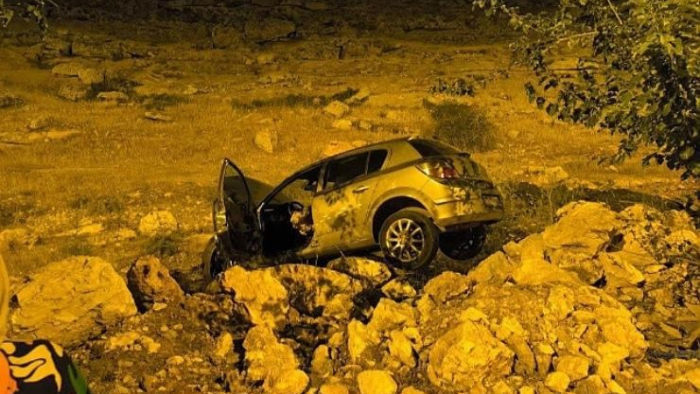 Urfa’da Köpeğe Çarpmamak İsteyen Sürücü Kayalıklara Uçtu