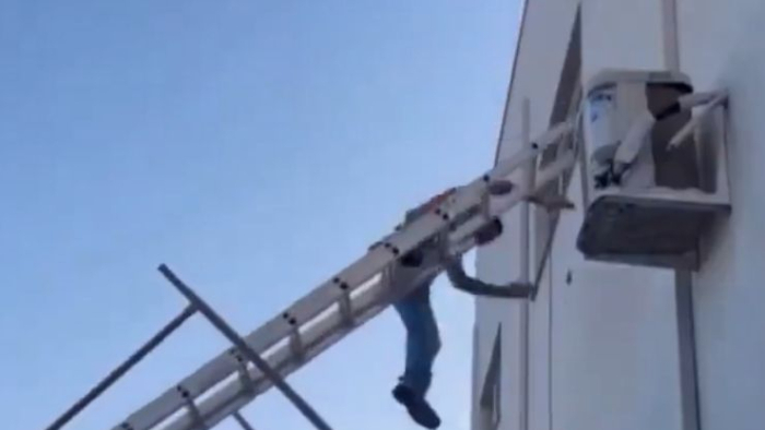 Urfa’da Sanılan Klima Montajı Görüntüsü Yurt Dışından Çıktı