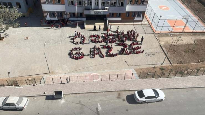 Beykapısı İlkokulu’ndan Minik Yürekler Gazze İçin Birleşti