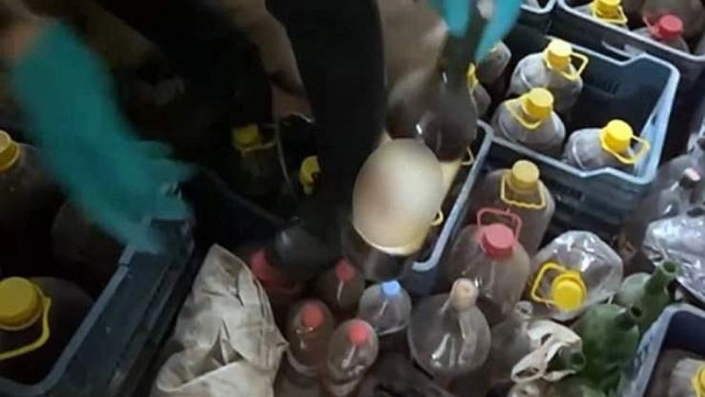 50 Bin Litre Sahte Alkol Ele Geçirildi