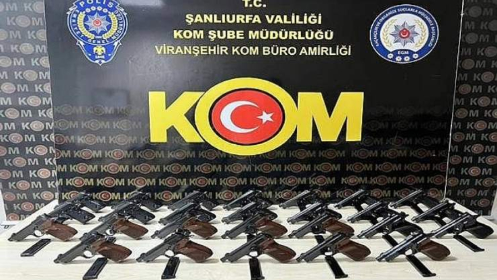 Şanlıurfa’da Silah ve Mühimmat Operasyonu