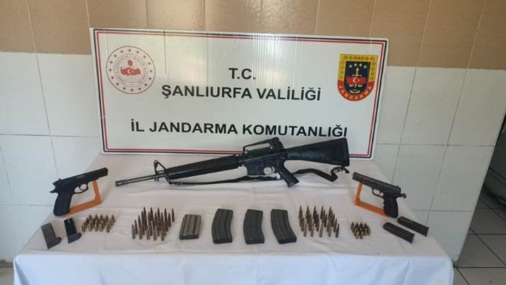 Urfa'da Jandarma’dan Ruhsatsız Silah Baskını