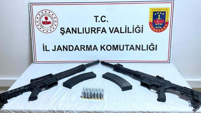 Urfa'da Jandarmadan Ruhsatsız Silah Operasyonu