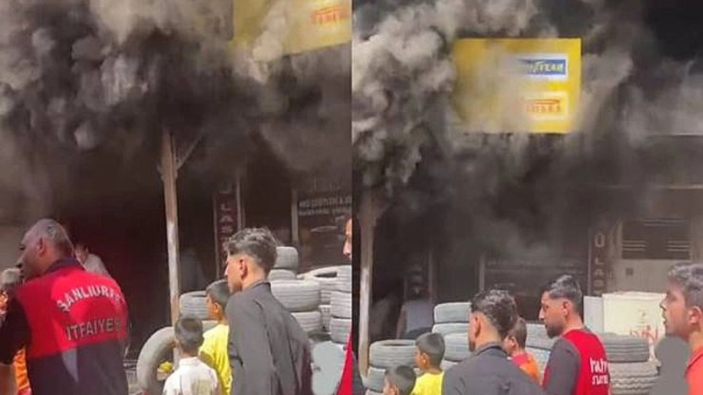Şanlıurfa’da İş Yerinde Yangın