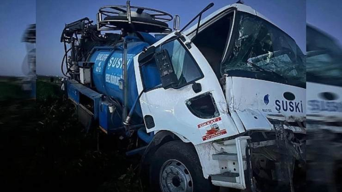 Suruç’ta Kontrolden Çıkan Araç Kaza Yaptı