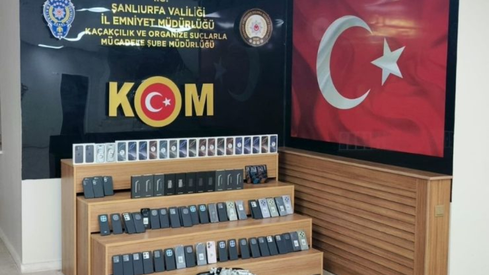 Urfa’da Kaçak Elektronik Ürün Operasyonu