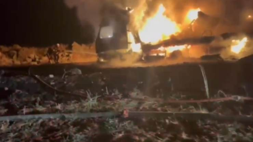 Urfa’da TIR Yangını: Dakikalar İçinde Kül Oldu