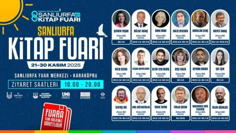Şanlıurfa 8. Kitap Fuarı Başlıyor