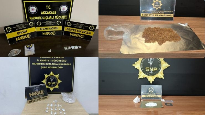 Urfa’da 10 Narkotik Operasyonu: 14 Gözaltı