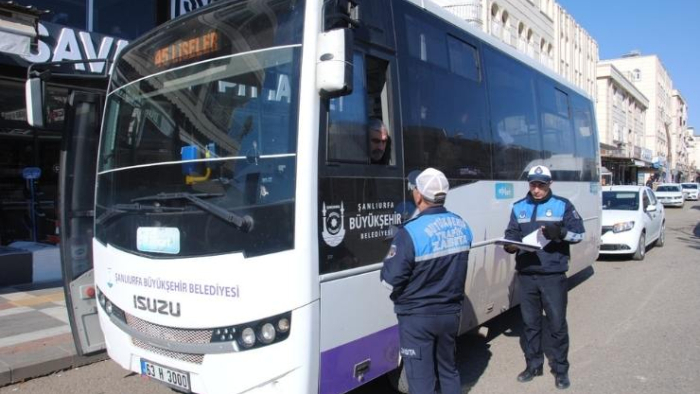 Urfa’da Toplu Taşıma Denetimleri Sıkılaştırıldı