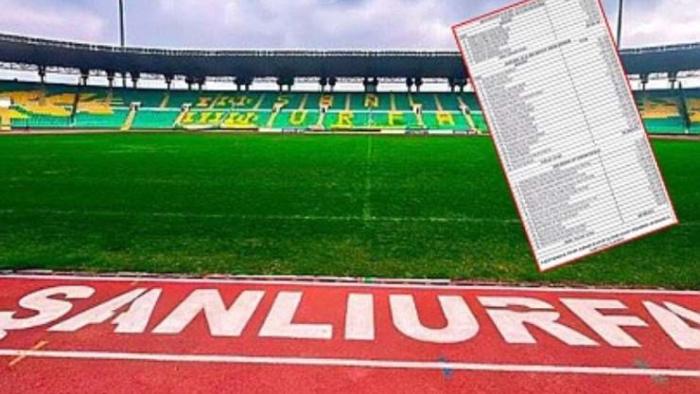 Urfaspor, Son 6 Aylık Gelir ve Gider Raporunu Açıkladı